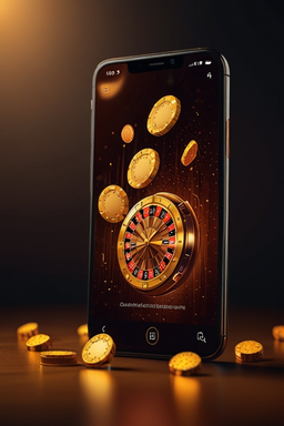 Telefon cu aplicația Nnv Casino